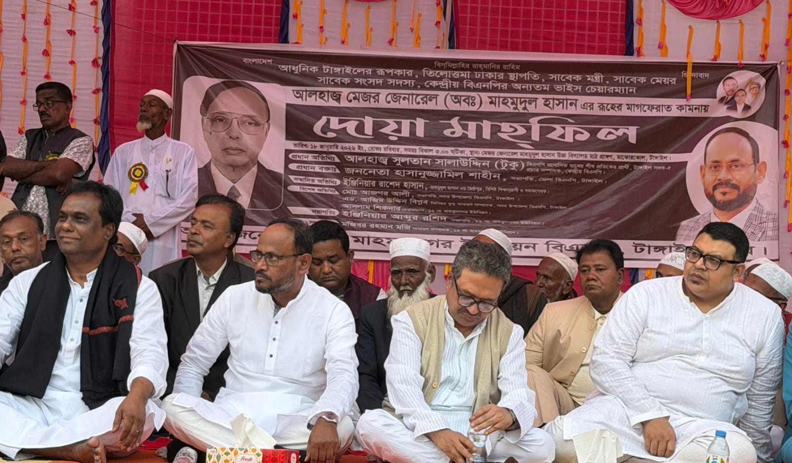 মাহমুদুল হাসান ছিলেন আধুনিক টাঙ্গাইলের রূপকারঃ টুকু