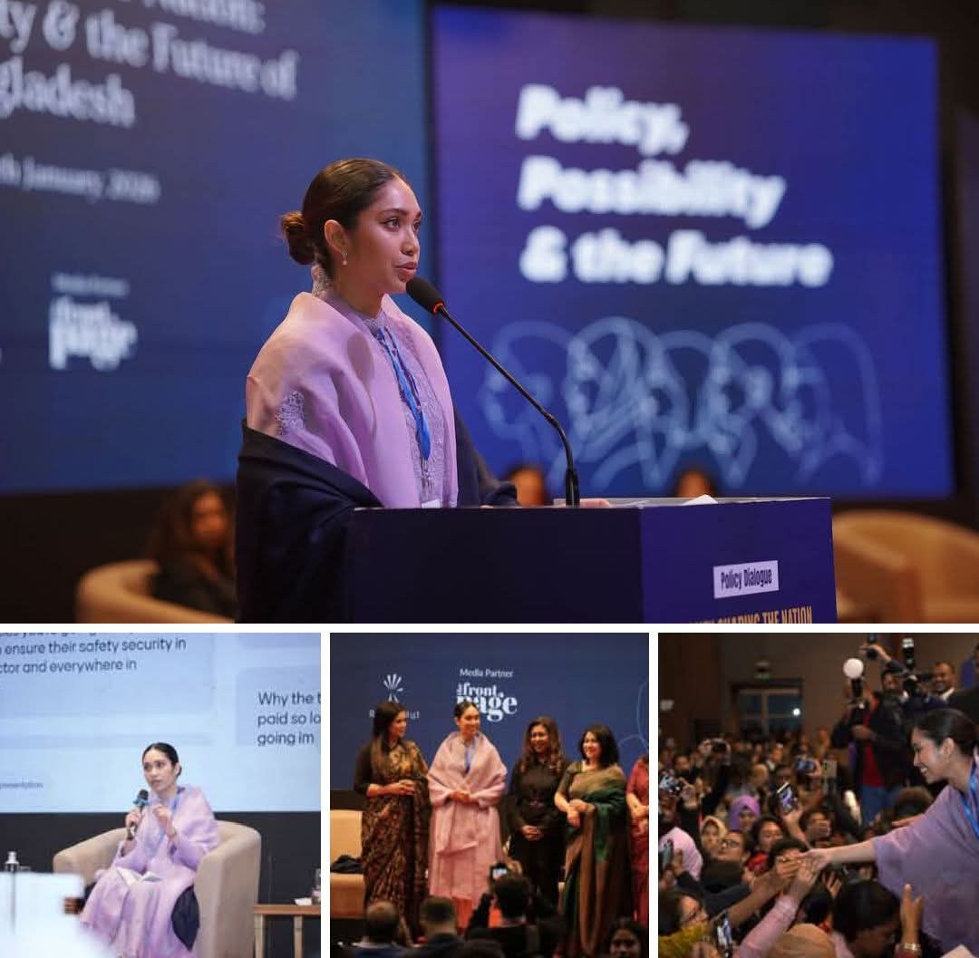 Zaima calls for collective action to empower women in Bangladesh