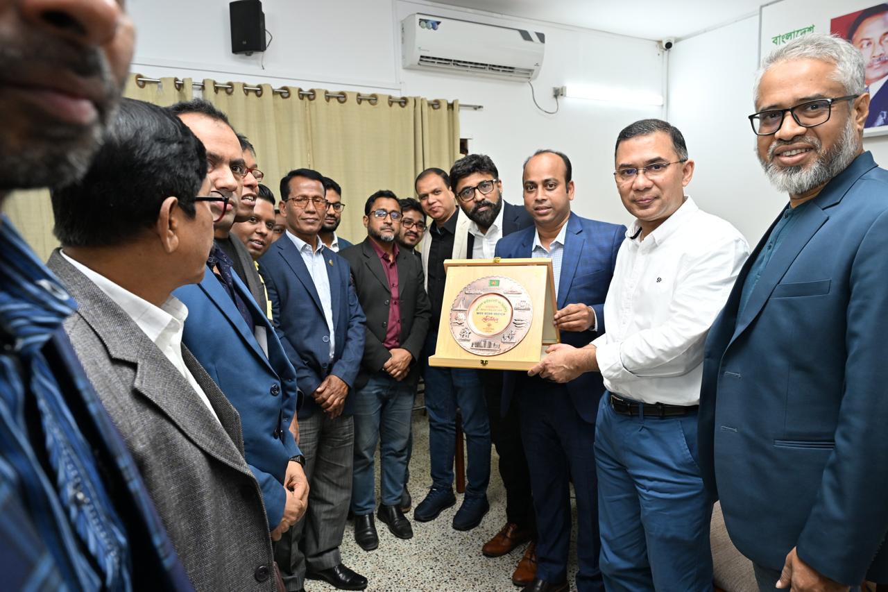 Leaders of seven political parties, DRU meet Tarique Rahman