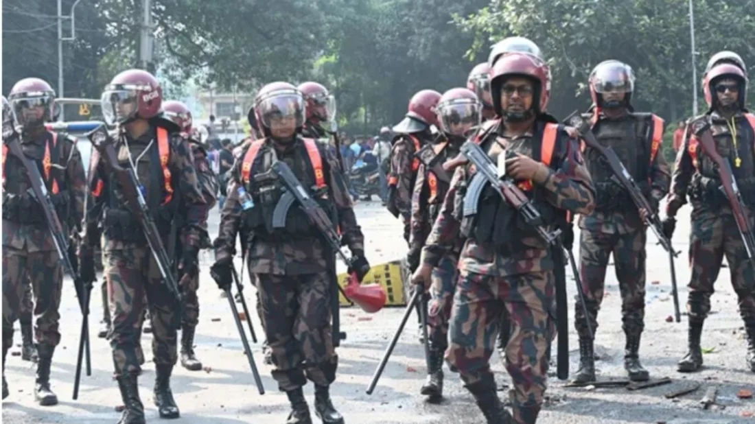 বৃহস্পতিবার রাজধানীসহ তিন জেলায় নামছে ৩৮ প্লাটুন বিজিবি