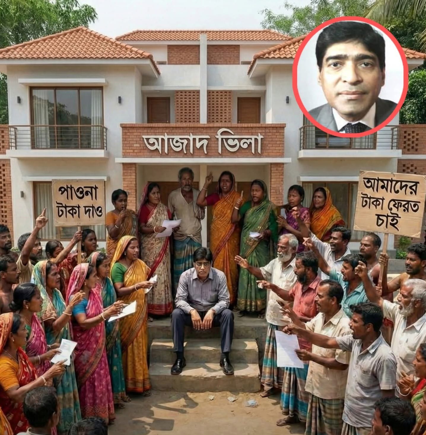টাঙ্গাইল-৩ আসনের বিদ্রোহী প্রার্থী লুৎফর রহমান আযাদের বিরুদ্ধে এসডিএসের কোটি টাকা আত্মসাতের অভিযোগ