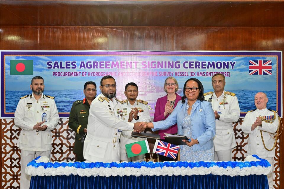 BD, UK strengthen defence partnership with survey vessel sales deal