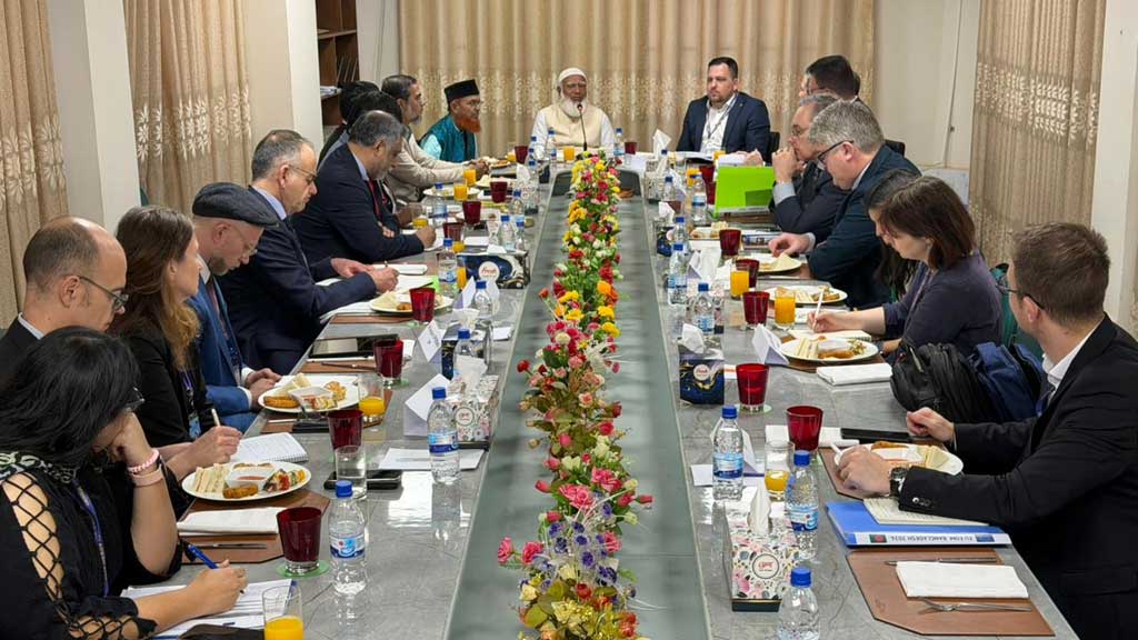 EU delegation meets Jamaat chief