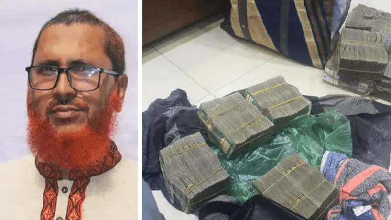 Jamaat leader Belal Uddin hospitalised after held ‘with Tk74 lakh’