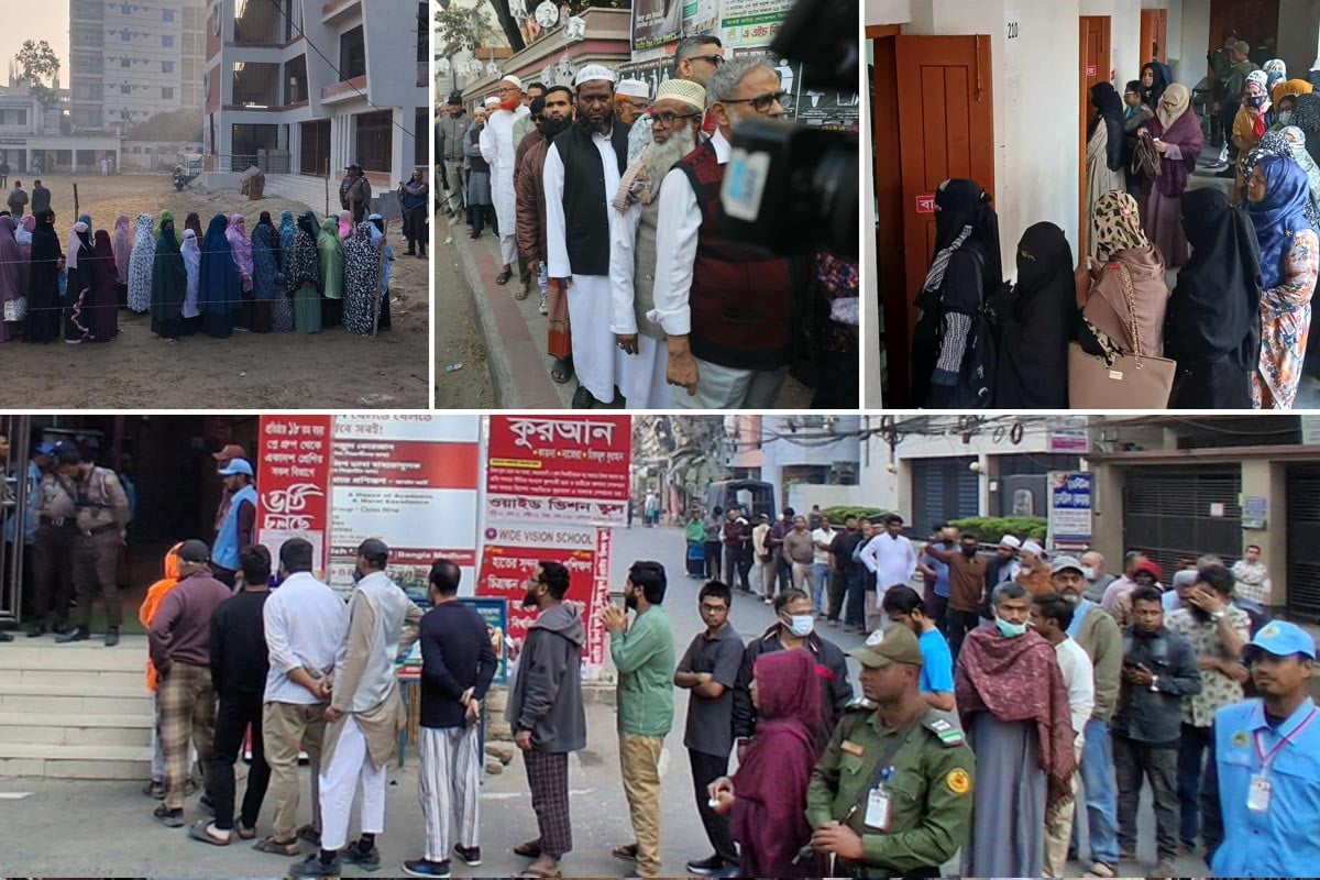 Historic voting in 13th national poll underway