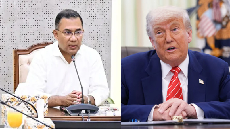 তারেক রহমানকে অভিনন্দন জানিয়ে ট্রাম্পের বার্তা