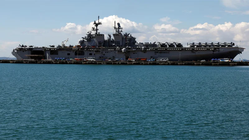 2,500 U.S. troops have set off to participate in the Iran war with the 'amphibious' warship