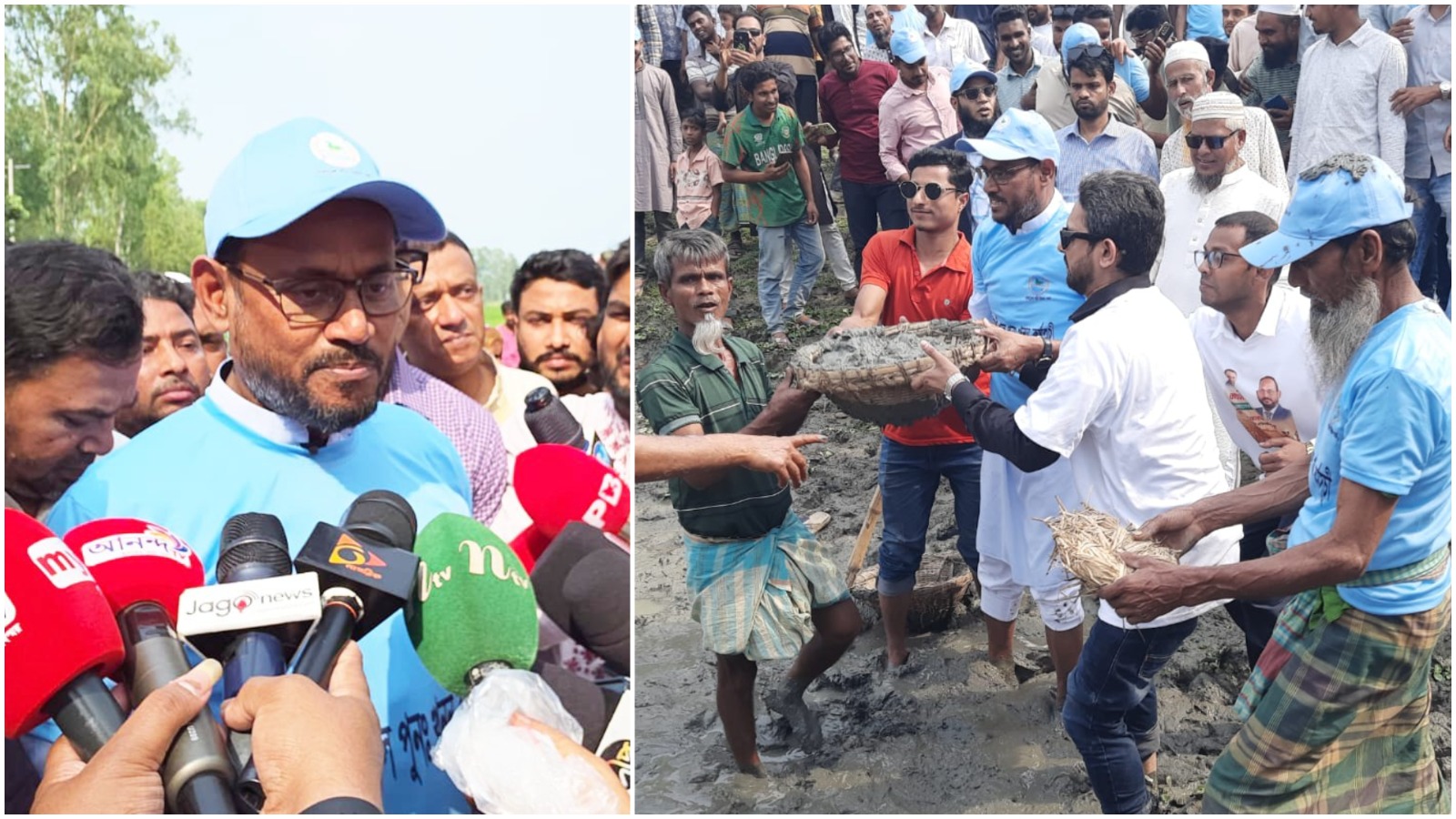 টাঙ্গাইলের গোপালপুরে রাজখাল খনন প্রকল্প উদ্বোধন করলেন প্রতিমন্ত্রী টুকু