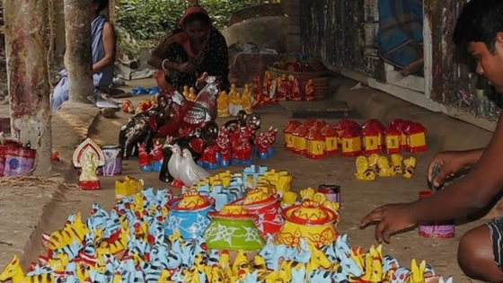 বৈশাখী মেলা ও রাজবাড়ীর পালপাড়ার মৃৎশিল্প