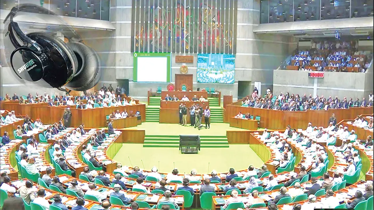 Sound system worth '4.78 crore taka' in Parliament out of order, sound outage in headphones