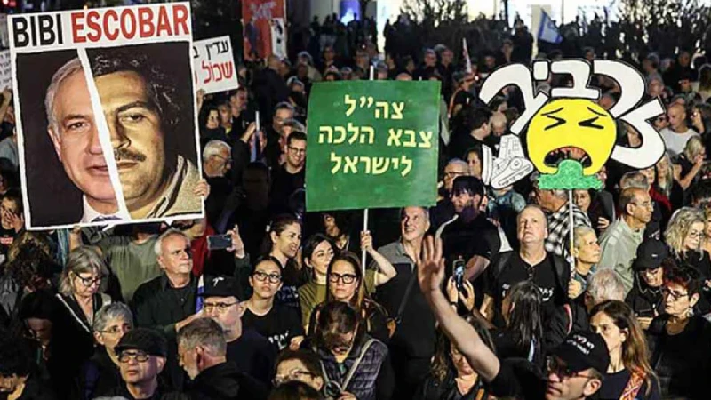 Israel in turmoil demanding Netanyahu's resignation, thousands of people protest