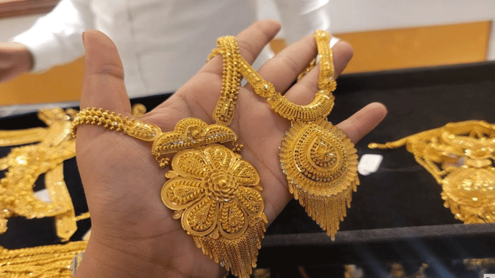Under the revised rates, one bhori (11.664 grammes) of 22-carat gold will now cost Tk229,373 in the...