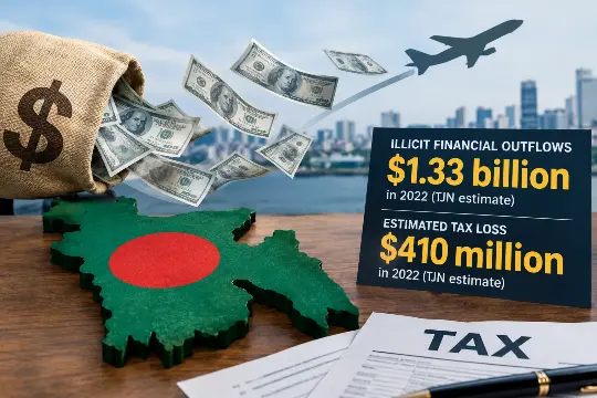 BD’s illicit outflows surged to $1.33bn in 2022: TJN