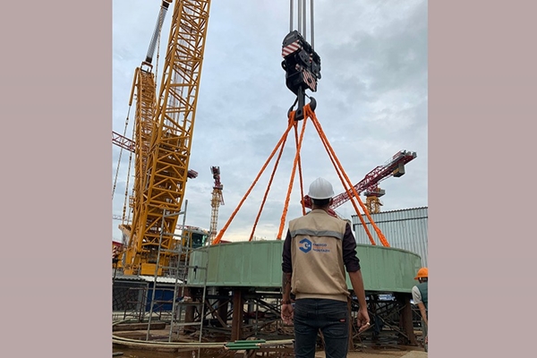 Reactor support truss installed at Rooppur NPP