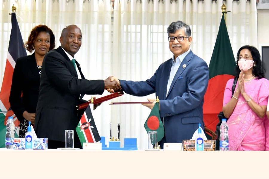 Bangladesh, Kenya sign two MoUs to boost ties