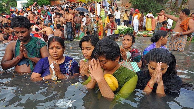 Astami Snan begins at Langalbandh