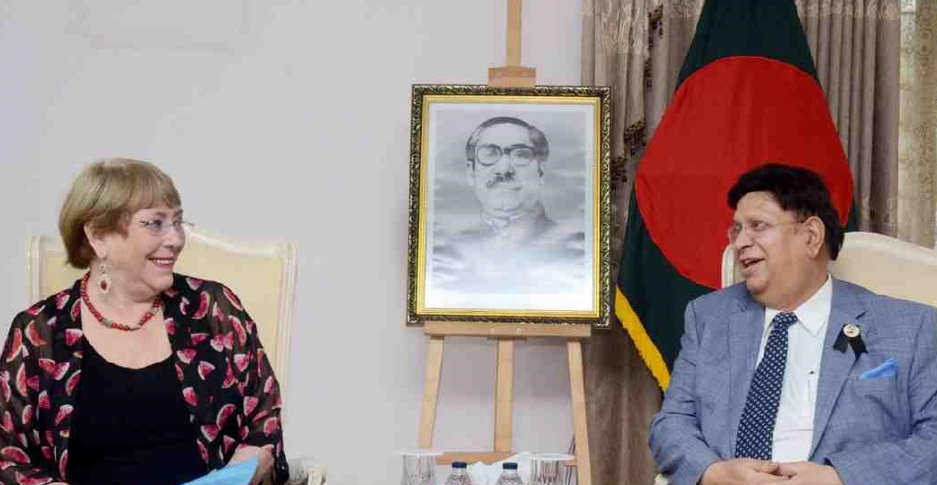 Dhaka committed to protecting human rights, FM Momen tells UN HR chief