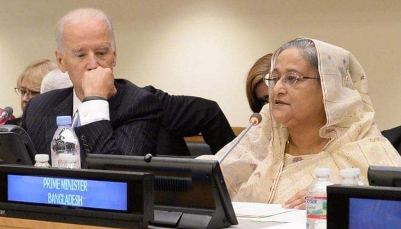 PM invites US president to visit Bangladesh, attends Joe Biden's reception