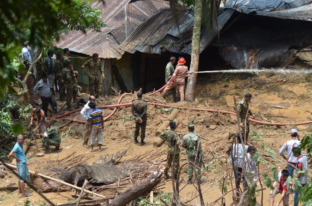 At least eight killed in Rangamati landslides; three missing