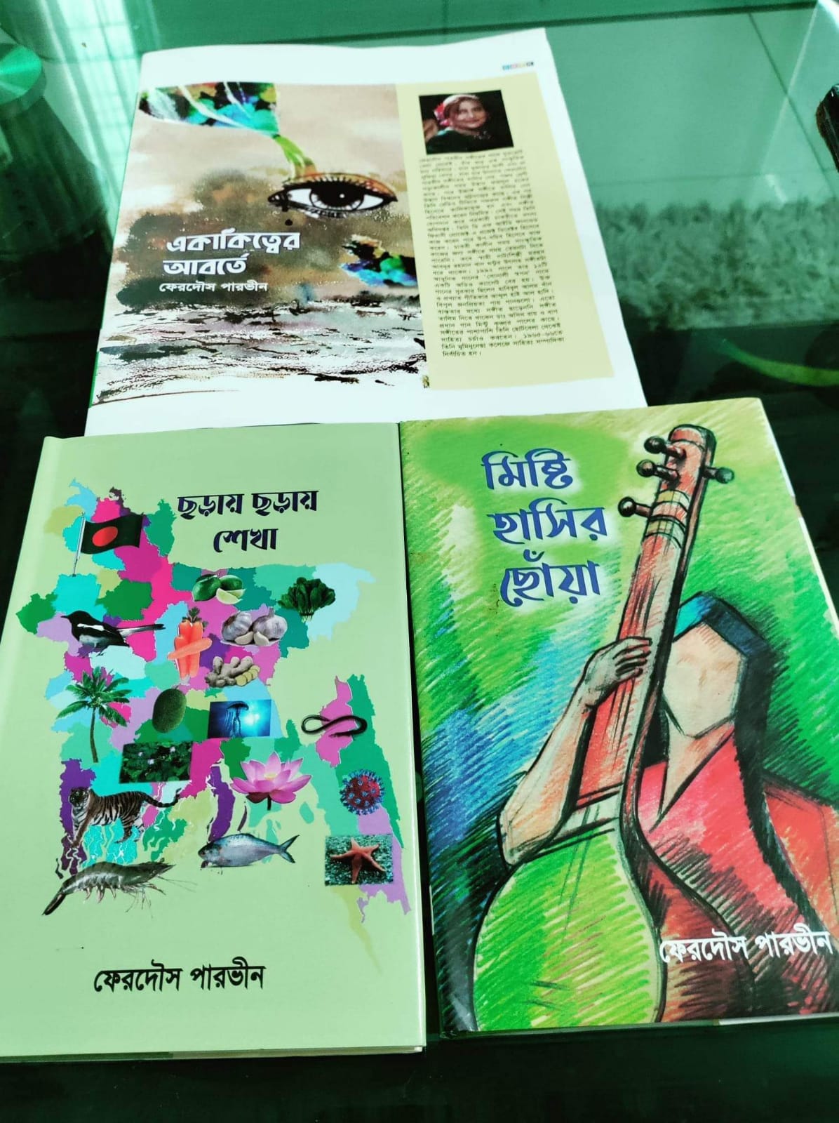 মিষ্টি হাসির ছোয়া - গান ও কবিতার বই- লেখক: ফেরদৌস পারভীন