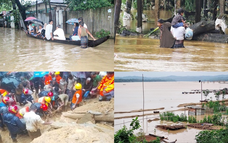 Sylhet flood: 7 lakh people stranded amid continuous rain