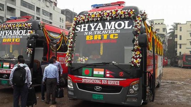 Trial run of Bangladesh-India-Nepal bus starts