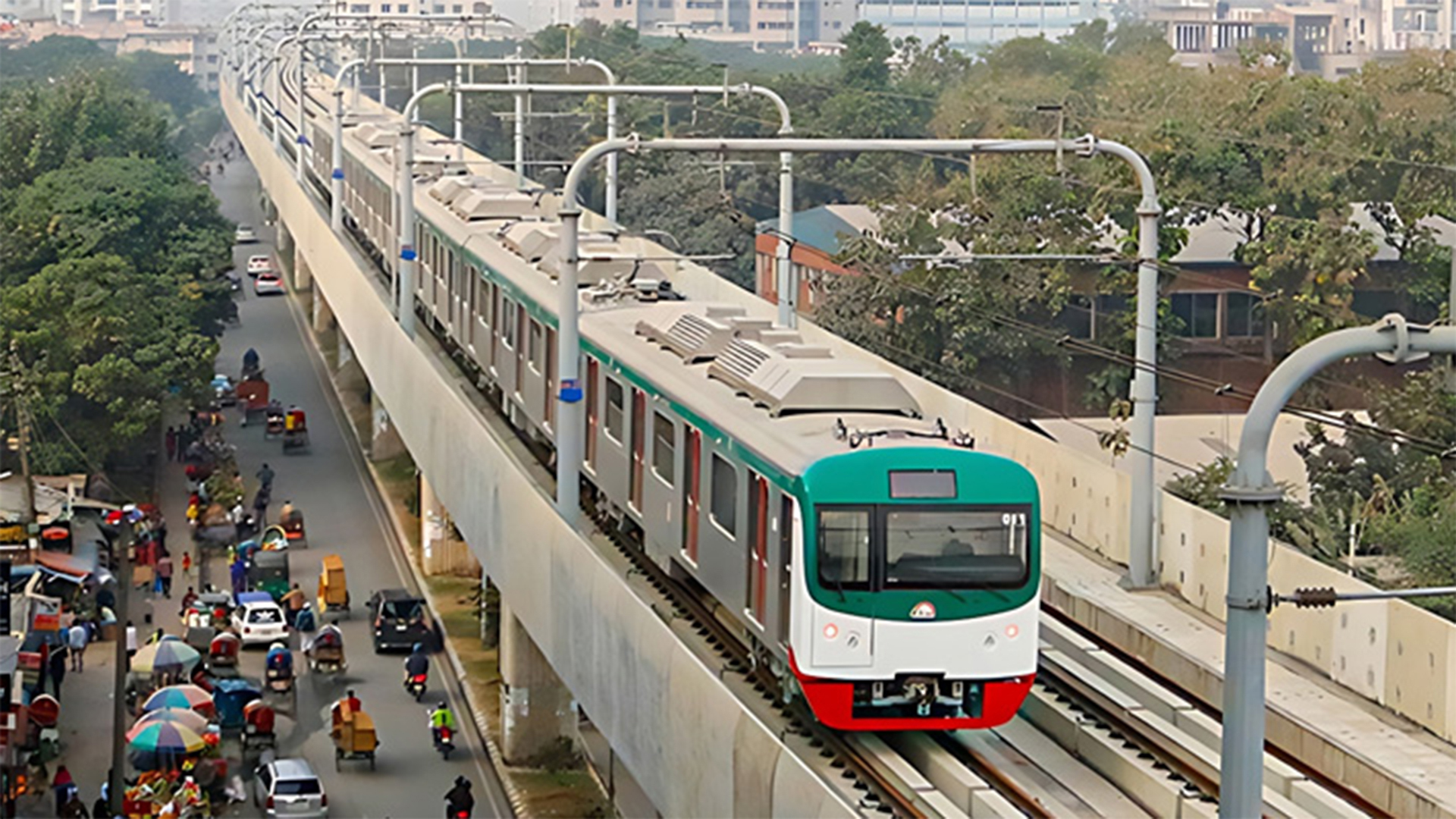 বন্ধ মেট্রোরেল চলাচল 