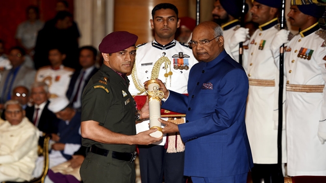  MS Dhoni awarded Padma Bhushan