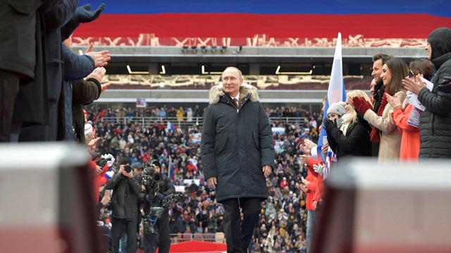 Putin thanks voters after landslide election win