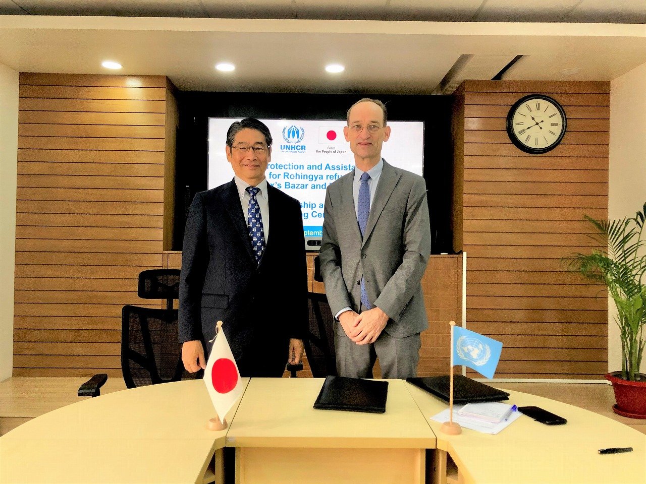 Japan, UNHCR sign $3.5 million agreement for protection of Rohingyas
