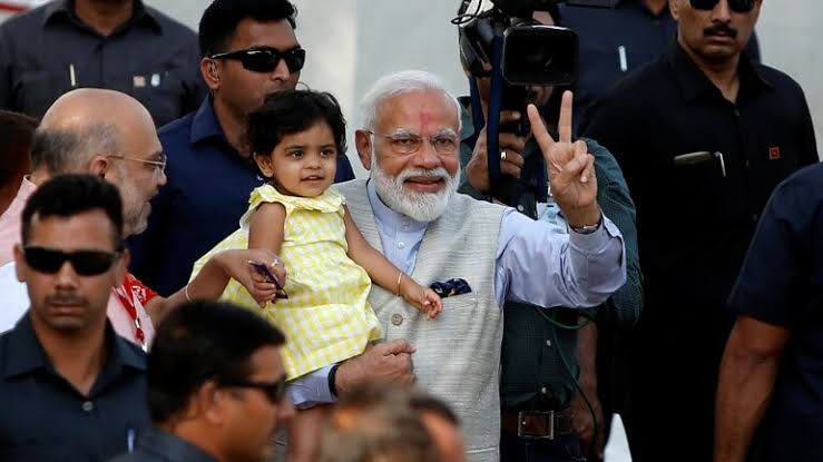 Narendra Modi votes as India's marathon election heats up
