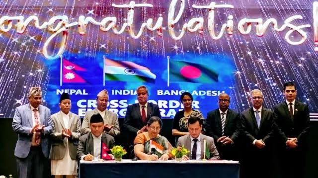 Nepal, Bangladesh, India sign 40MW power agreement