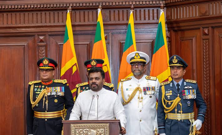 Anura Kumara Dissanayake takes oath as Sri Lanka's president