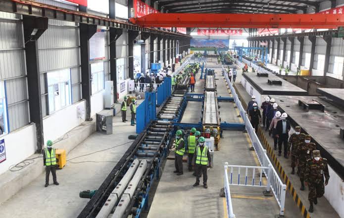 Manufacturing of sleepers for Padma rail project begins