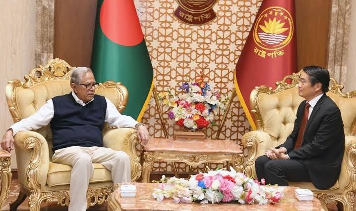 Japan, China envoys pay farewell call on President