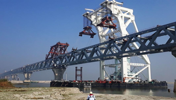 পদ্মাসেতুর ২১তম স্প্যান বসছে ১৫ জানুয়ারি