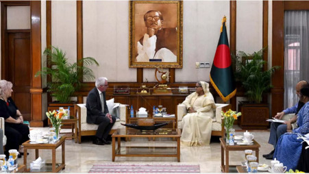 Global Fund wants Sheikh Hasina to join coalition of world leaders