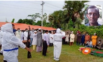 রাষ্ট্রীয় মর্যাদায় শিবচরে সমাহিত হলেন বীর মুক্তিযোদ্ধা জাহাঙ্গীর হোসেন খান